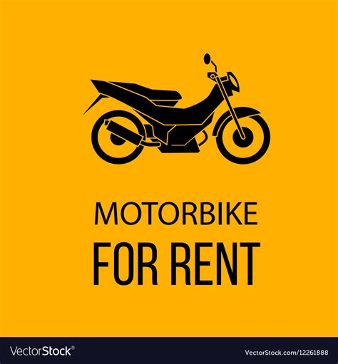 Motorbike rental agency